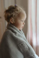 Little Giraffe Chenille Satin™ Baby & Toddler Blanket (31.5" x 37.5")