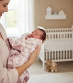 Little Giraffe Luxe™ Heart Army Baby & Toddler Blanket (29" x 35") - Image 3