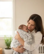 Little Giraffe Luxe™ Heart Army Baby & Toddler Blanket (29" x 35") - Image 4