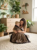 Little Giraffe Luxe™ Leopard Baby & Toddler Blanket (29" x 35") - Image 2