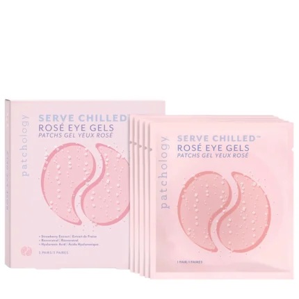 Patchology Serve Chilled Rosé Eye Gels (5 Pairs)