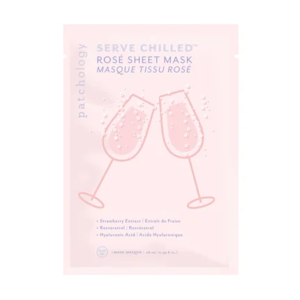 Patchology Serve Chilled Rosé Sheet Mask (Single)