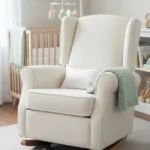 Little Giraffe Satin Decorative Nursery Pillow (10" x 13")