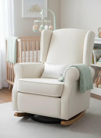 Little Giraffe Satin Decorative Nursery Pillow (10" x 13")