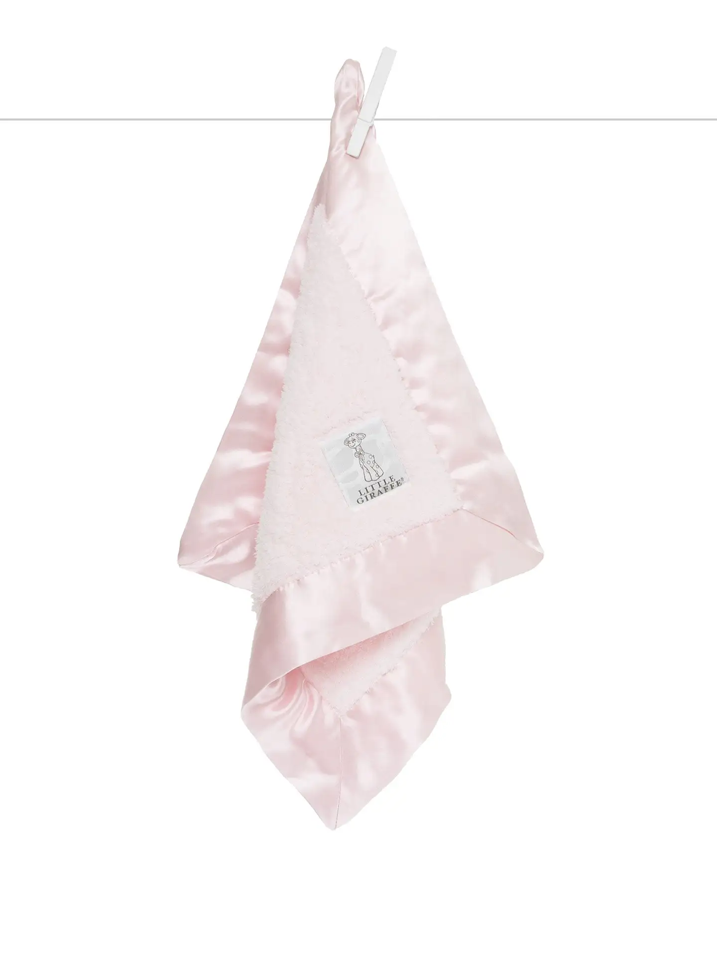 103388-112452-Chenille-Baby-Blanky-Pink-0-2000x Little Giraffe Chenille Mini Baby Girl Blanky - Lovey & Security Blanket - Image 1