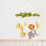 Little Giraffe Jungle Nursery Mobile