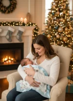 Little Giraffe Luxe™ Dot Baby Boy & Toddler Blanket (29" x 35")