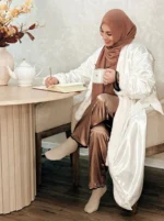 Little Giraffe Luxe™ Satin Morning Frost Robe Collection - Image 3