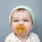 Little Giraffe Orthodontic Pacifier with Butterfly Shield - 1 Pack