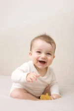 Little Giraffe Orthodontic Pacifier with Butterfly Shield - 1 Pack - Image 3