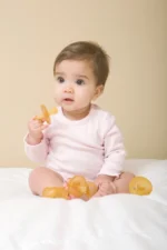 Little Giraffe Orthodontic Pacifier with Butterfly Shield - 1 Pack - Image 4