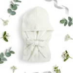 Little Giraffe Dolce™ Ultra-Soft Cream Hooded Robe