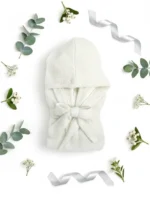 Little Giraffe Dolce™ Ultra-Soft Cream Hooded Robe