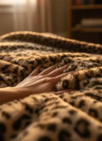 Little Giraffe Luxe™ Large Leopard Throw (59" x 88") - Image 3