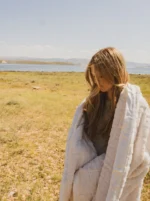 Little Giraffe Luxe™ Winter Waterfall Luxury Home Throw