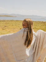 Little Giraffe Luxe™ Winter Waterfall Luxury Home Throw - Image 4