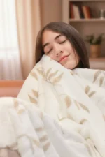 Little Giraffe Luxe™ Willow Eucalyptus Tween, Teen & Young Adult Throw (45” x 59”) - Image 5