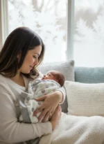 Little Giraffe Luxe™ Dot Baby Boy & Toddler Blanket (29" x 35") - Image 7