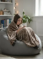 Little Giraffe Luxe™ Comfort Soft Leopard Throw for Tweens, Teens & Young Adults (45" x 59")