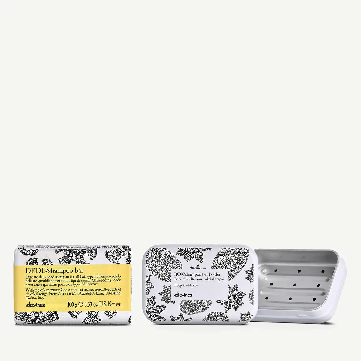 Davines-BDHCUS00029-DEDE-Shampoo-Bar-and-Case-2pz-1-1200x Davines Set DEDE Shampoo Bar and Case - Image 1