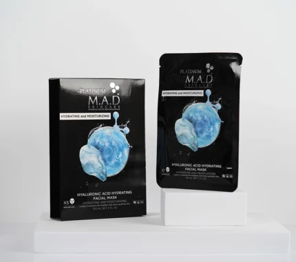 MAD Skincare Platinum Hyaluronic Acid Hydrating Facial Mask- 5 Pack