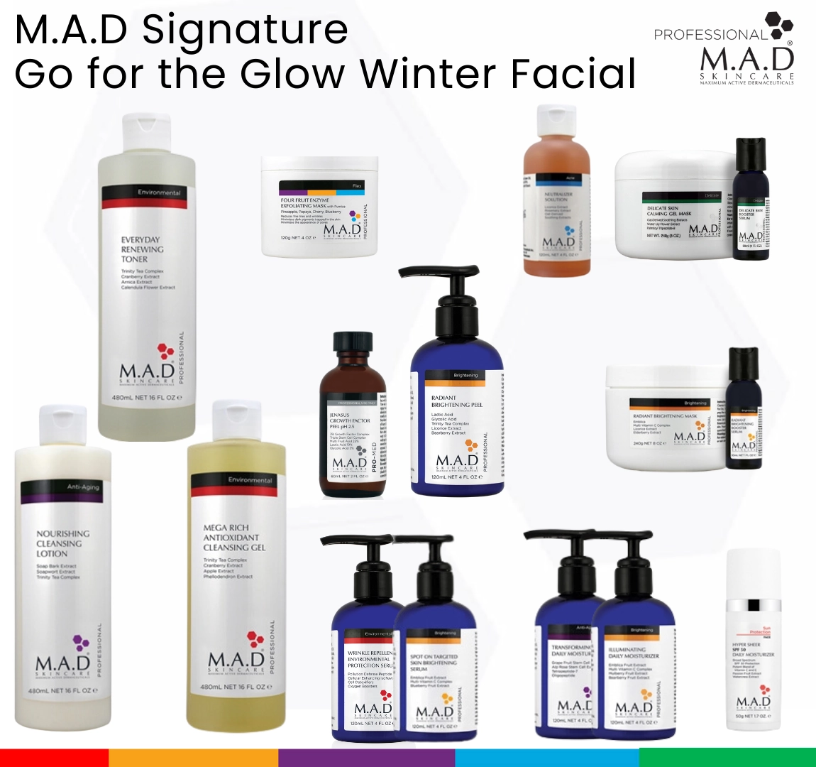 MAD Skincare Signature Go For The Glow Winter Facial - Image 1