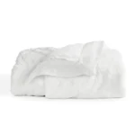 Little Giraffe Luxe Baby & Toddler Blanket (29" x 35") - White & Cream - Image 5