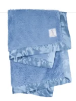 Little Giraffe Chenille Baby & Toddler Blanket (29" x 35") - Lavender, White & Cornflower - Image 7