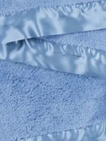 Little Giraffe Chenille Baby & Toddler Blanket (29" x 35") - Lavender, White & Cornflower - Image 8