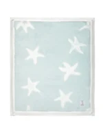 Little Giraffe Luxe Coastal Calm Baby & Toddler Blanket (29" x 35")