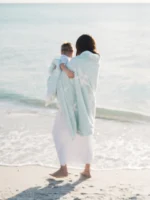 Little Giraffe Luxe Coastal Calm Baby & Toddler Blanket (29" x 35") - Image 5