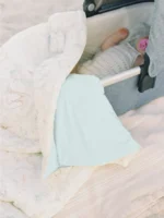 Little Giraffe UPF 50+ Cooling Comfort Stroller Blanket and Throw Set - Image 4