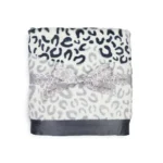 Little Giraffe Luxe Shadow Leopard Big Kid Blanket (45” x 59”) - Image 5