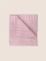Little Giraffe Pointelle Alsca Knit Blanket - Image 9