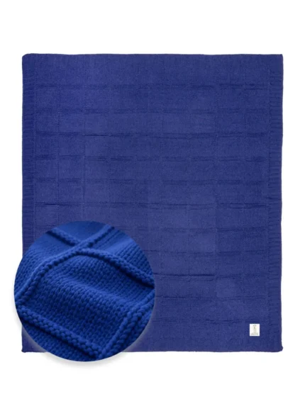 Little Giraffe Pointelle Alsca Knit Blanket