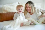 Little Giraffe Luxe Baby & Toddler Blanket (29" x 35") - White & Cream