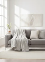 Little Giraffe Luxe Snow Leopard Large Home Throw (59" x 88") - Image 5
